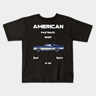 FastBack Vintage Car Kids T-Shirt